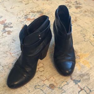 Rag and bone harrow boots black sz 39 1/2